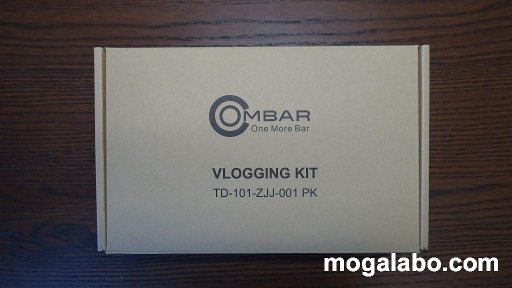 OMBARのスマートフォンビデオマイクキットの外箱