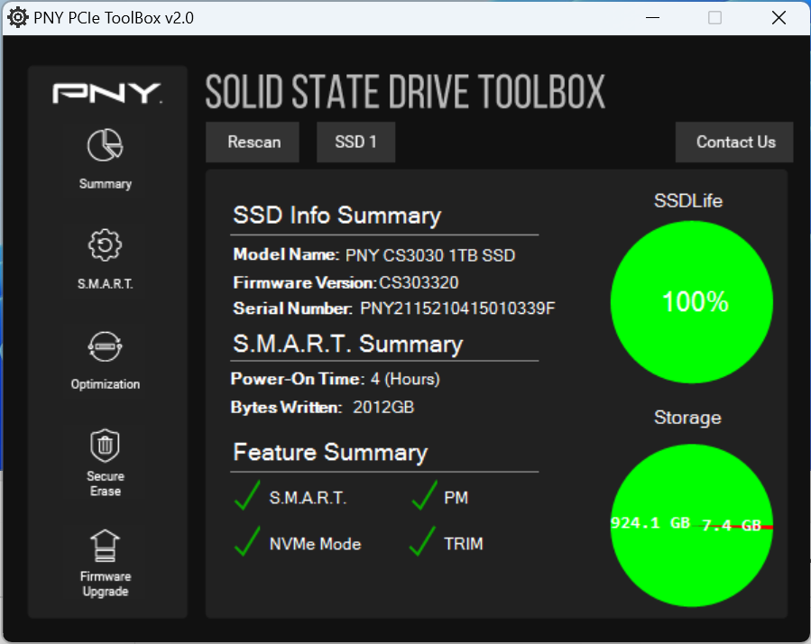 PCIe SSD Toolbox and Firmware Updater